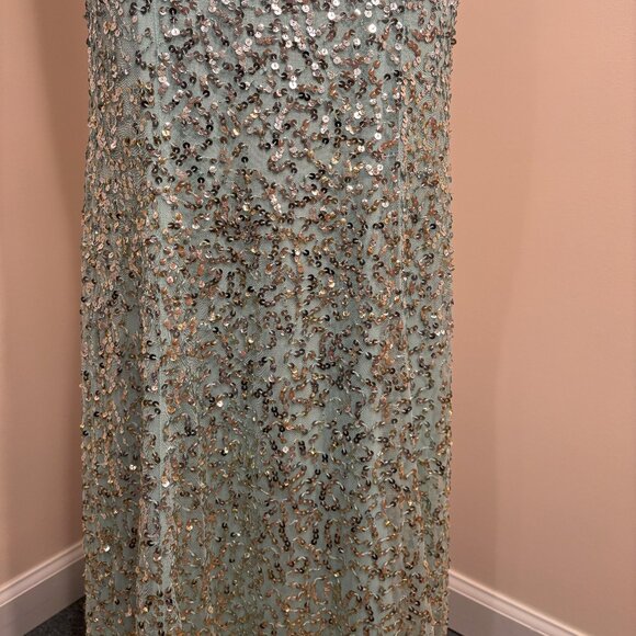 Mint Ombre Sequin Dress - Picture 4 of 7